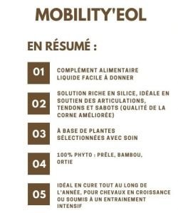 Mobility'Eol - Chevaux - DLUO 07/25, 500 ml